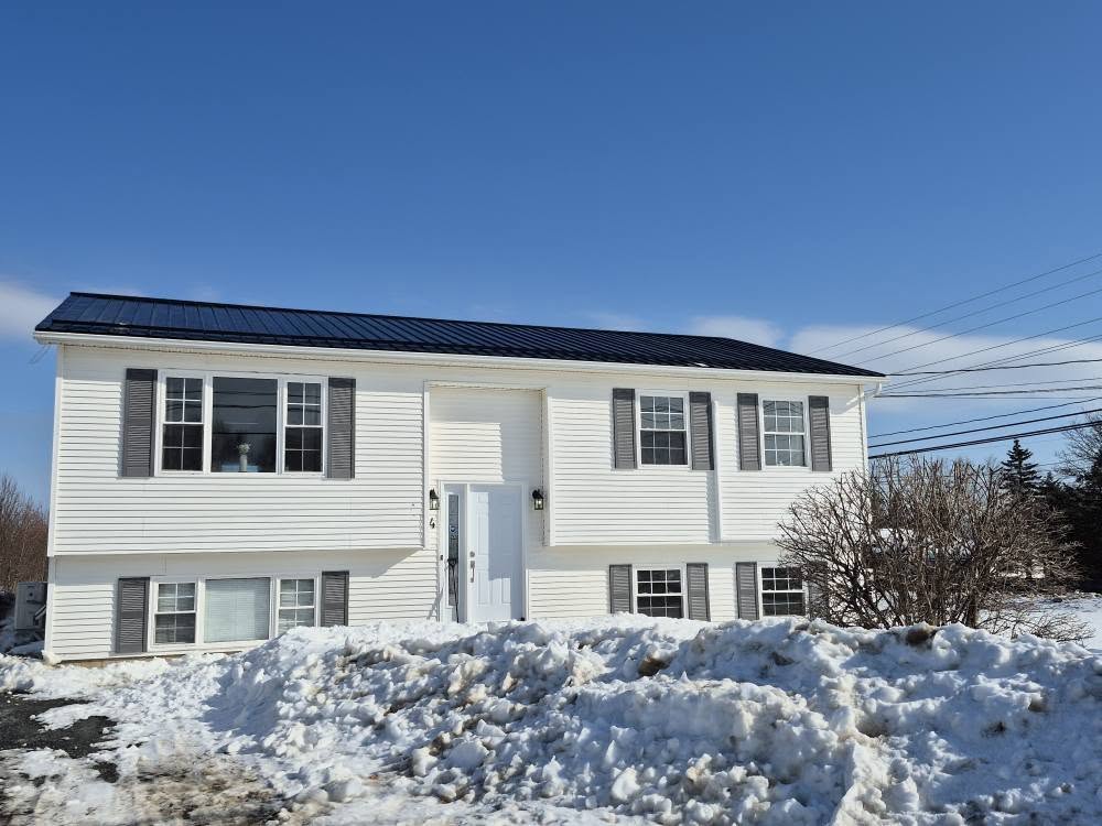 Completed roofing project